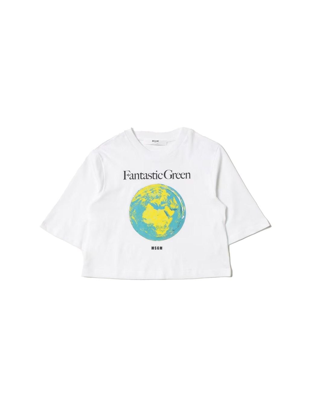 MSGM White "Fantastic" T-Shirt