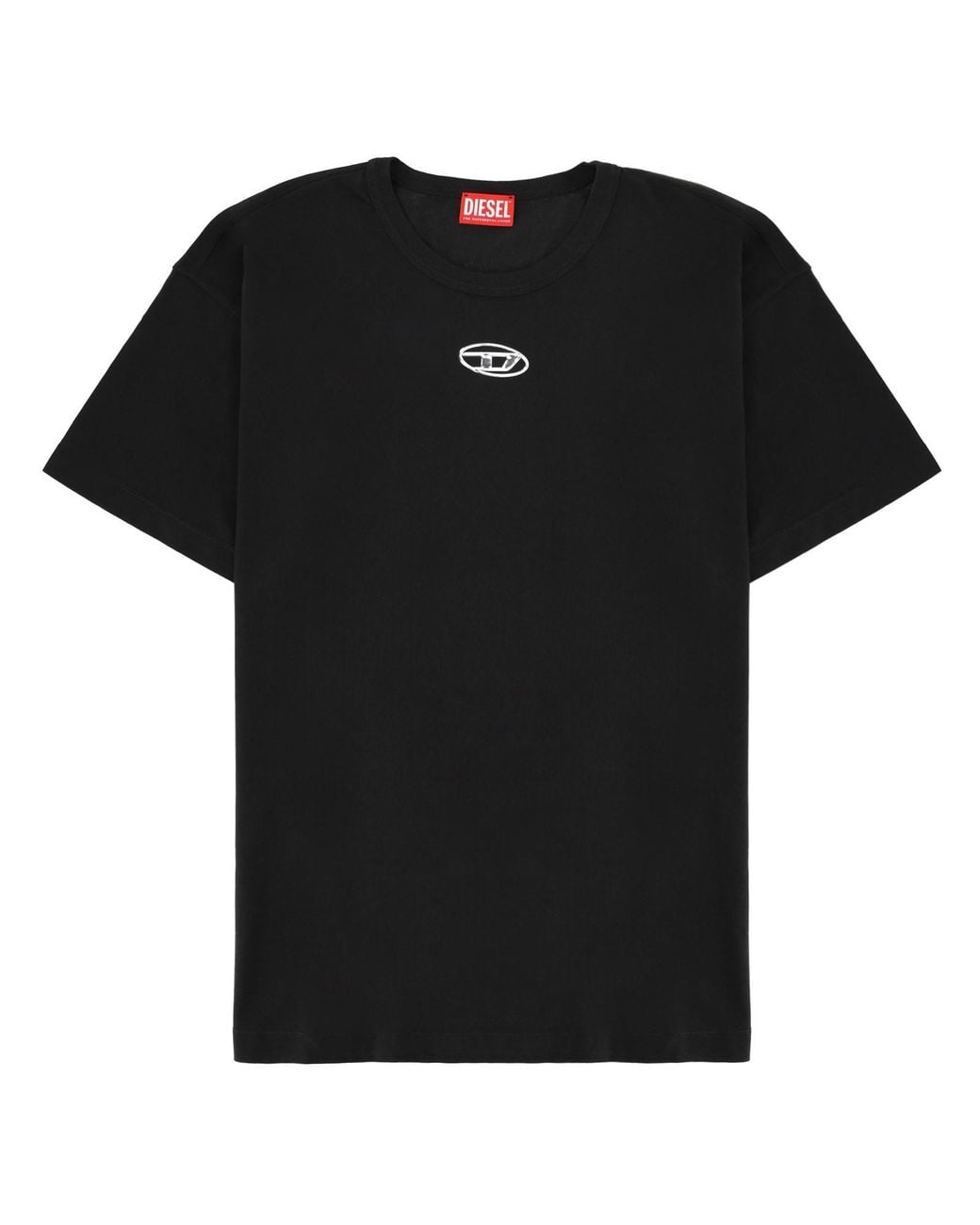 DIESEL Black T-Shirt "T-Norm-Iod" for men