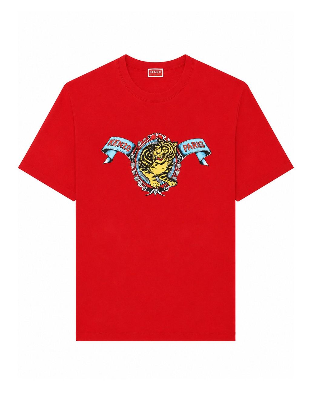 KENZO Red Graphic T-Shirt for men