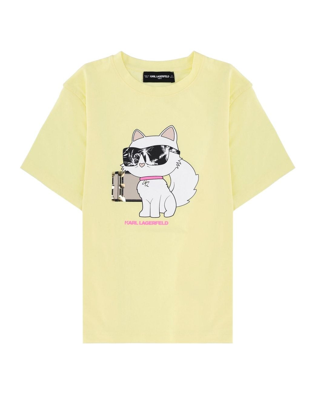 Karl Lagerfeld Metallic Girls' Mini Tee Shirt
