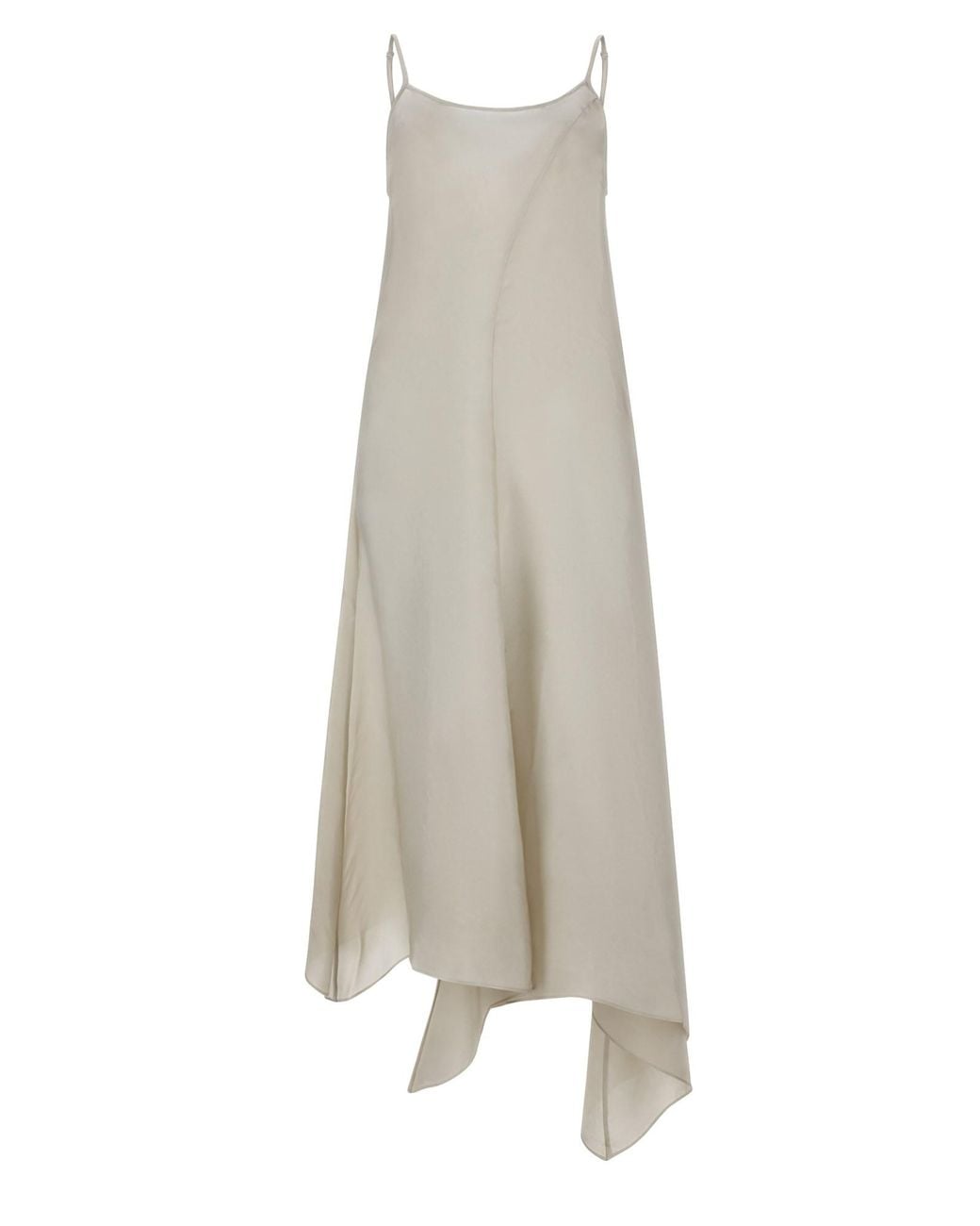 Uma Wang White Abito "Accry"