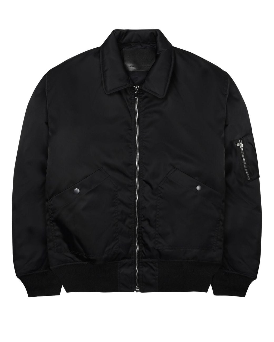 Rick Owens Black Bomber Imbottito "Flyers" for men