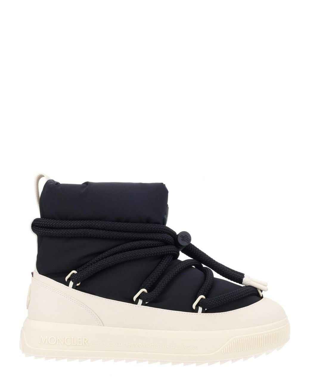 Moncler Blue Stivale Da Neve "Altive Mid" for men