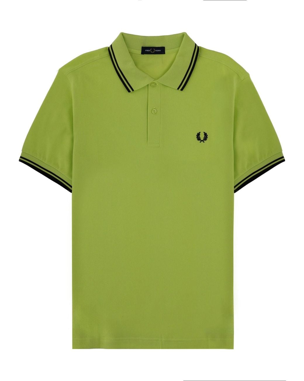 Fred Perry Green Polo Con Logo for men