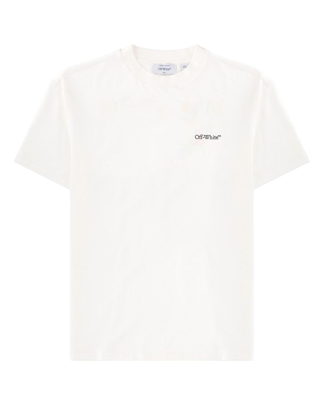 Off-White c/o Virgil Abloh White Logo T-Shirt Cotton T-Shirts