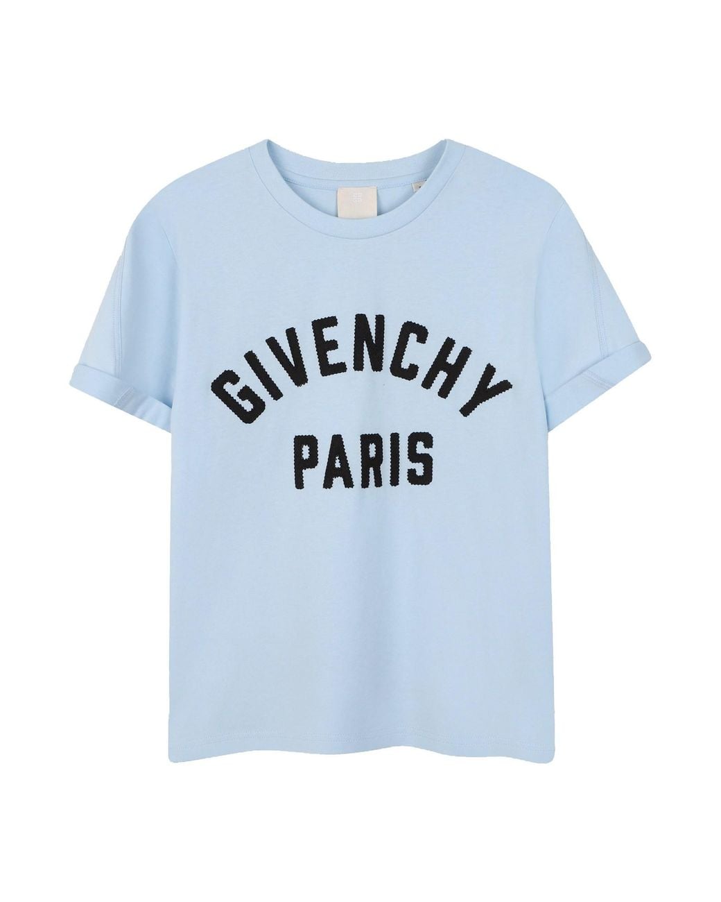 Givenchy Blue T-Shirts Con Stampa Logo