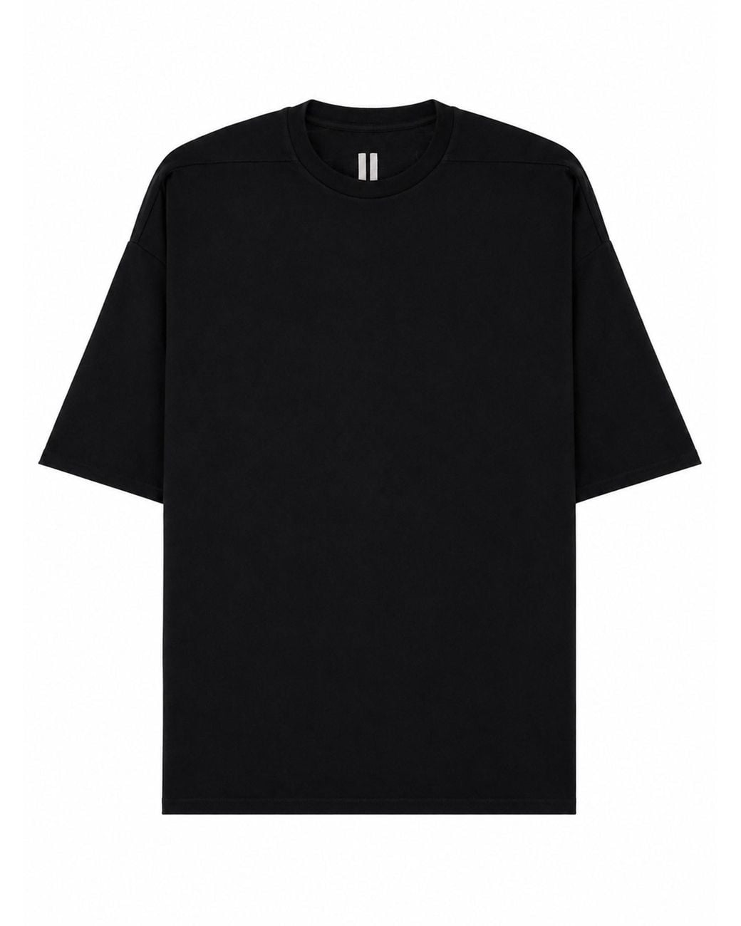 Rick Owens Black T-Shirt "Tommy T" for men