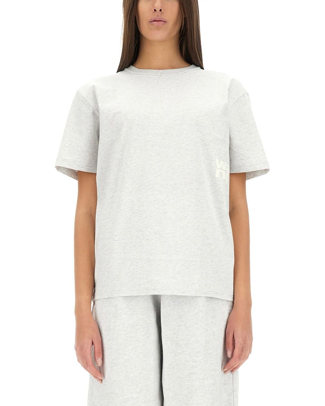 T By Alexander Wang White Essential T-Shirt
