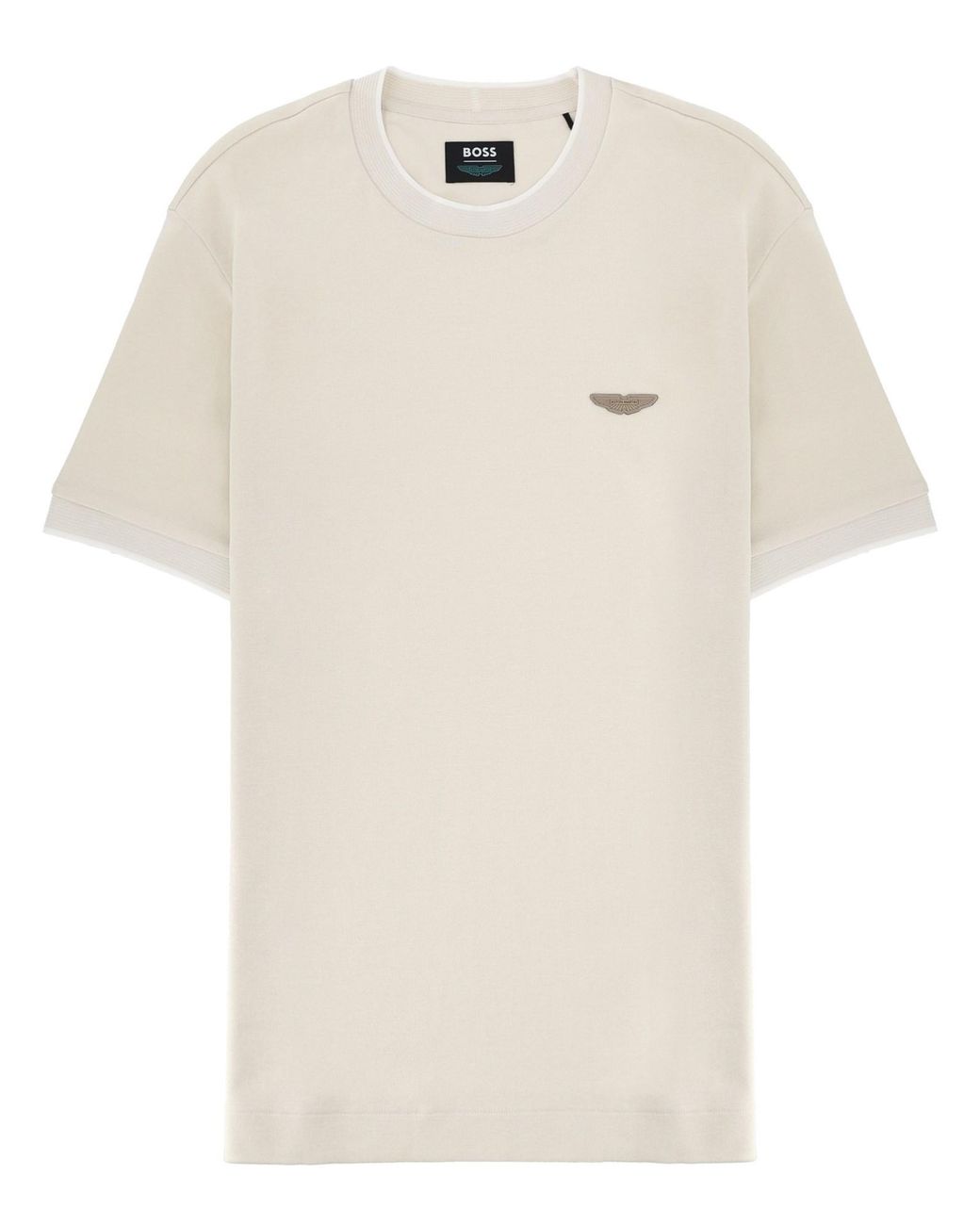 Boss White X Aston Martin" T-Shirt for men
