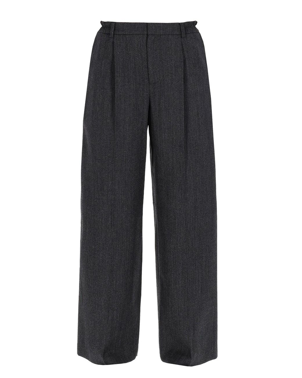 Alexander Wang Black Tailored Pants Wool Trousers