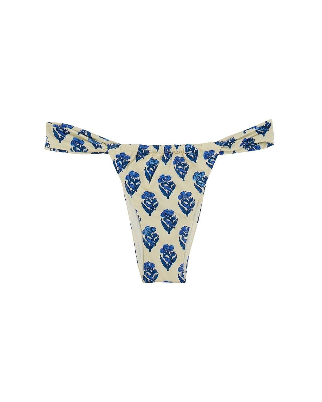 Mc2 Saint Barth Blue Noelle Bikini Bottom