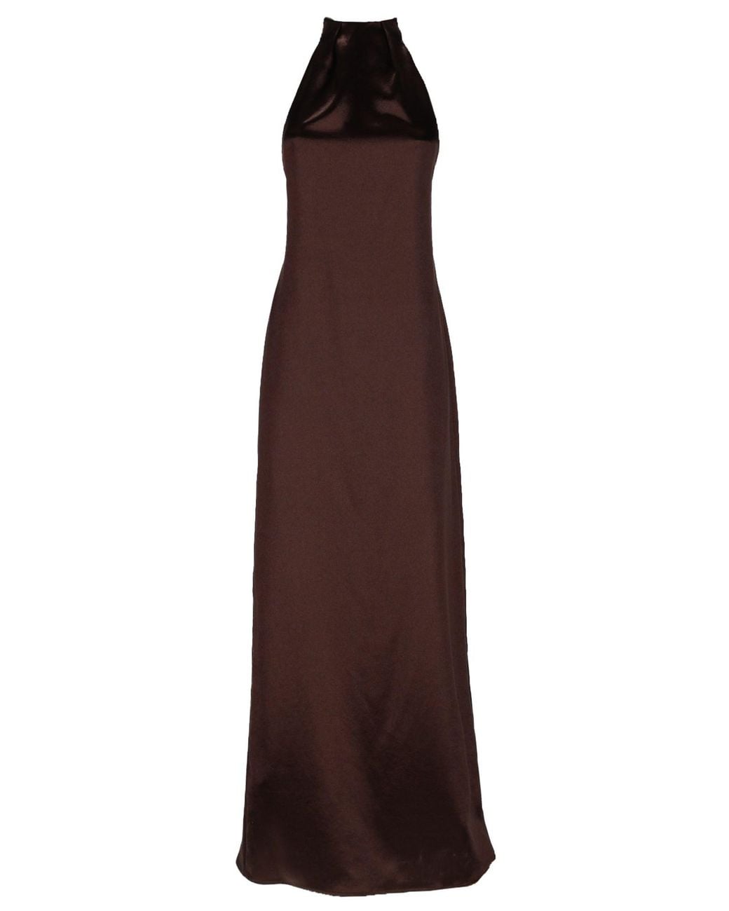 Alysi Purple Sleeveless Long Dress