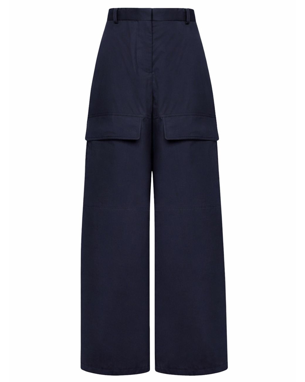 Stella McCartney Blue Cotton Cargo Pants