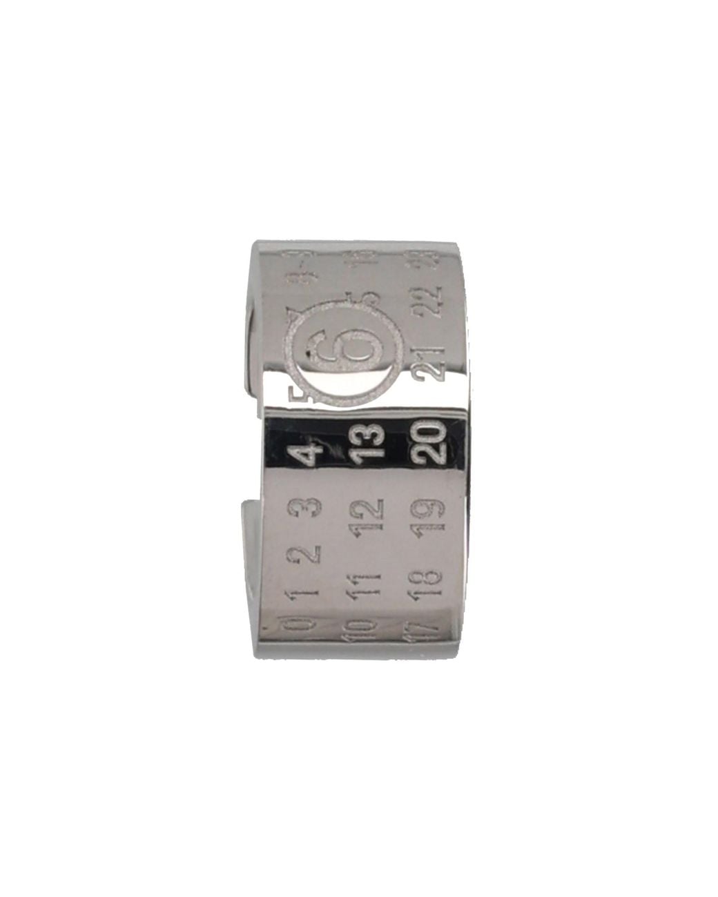 MM6 by Maison Margiela Gray Ear Cuff "Numeric"