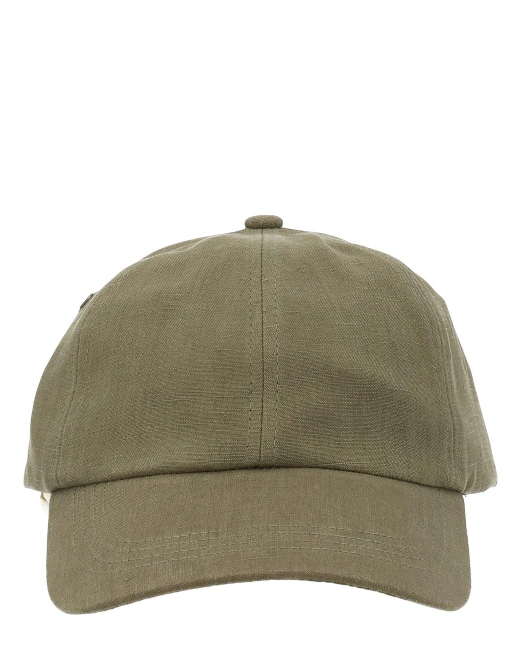 Paul Smith Green Linen Hat for men