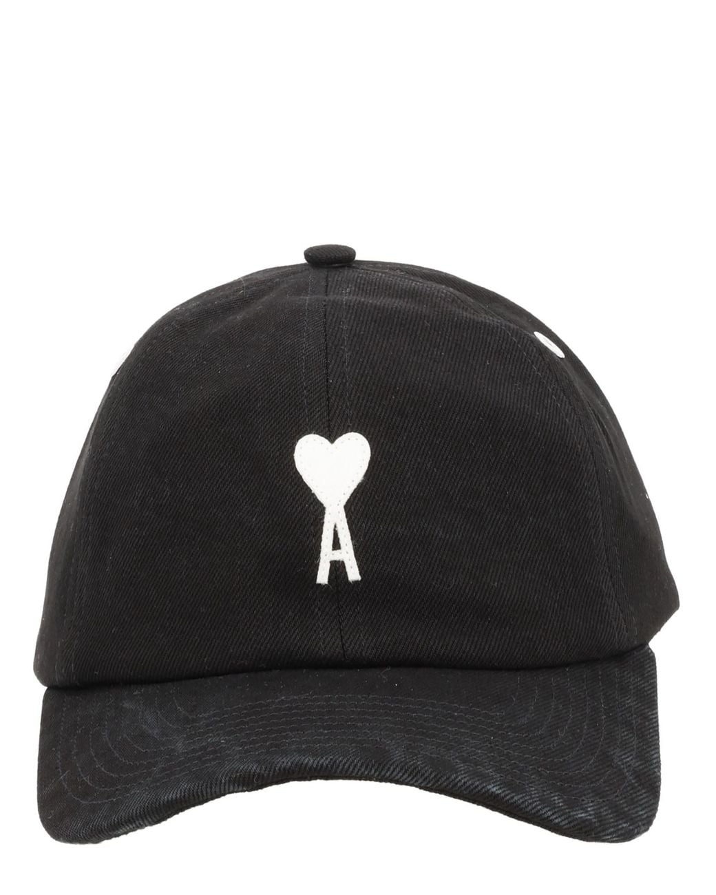 AMI Black Cappello Da Baseball Con Logo
