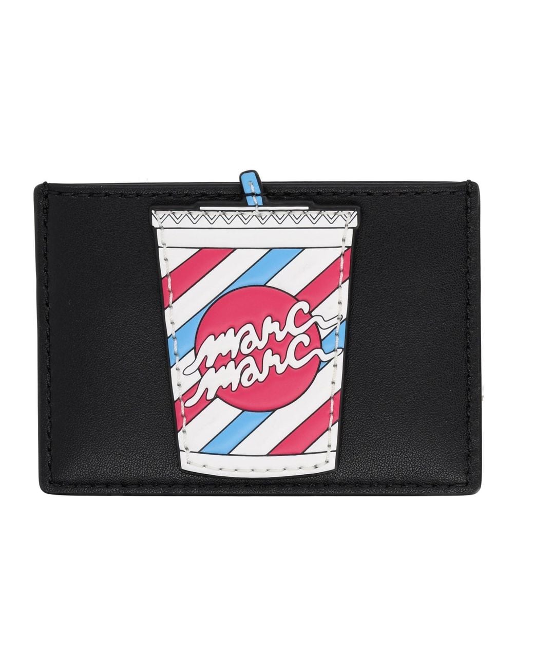 Marc Jacobs Black Portacarte "Soda"
