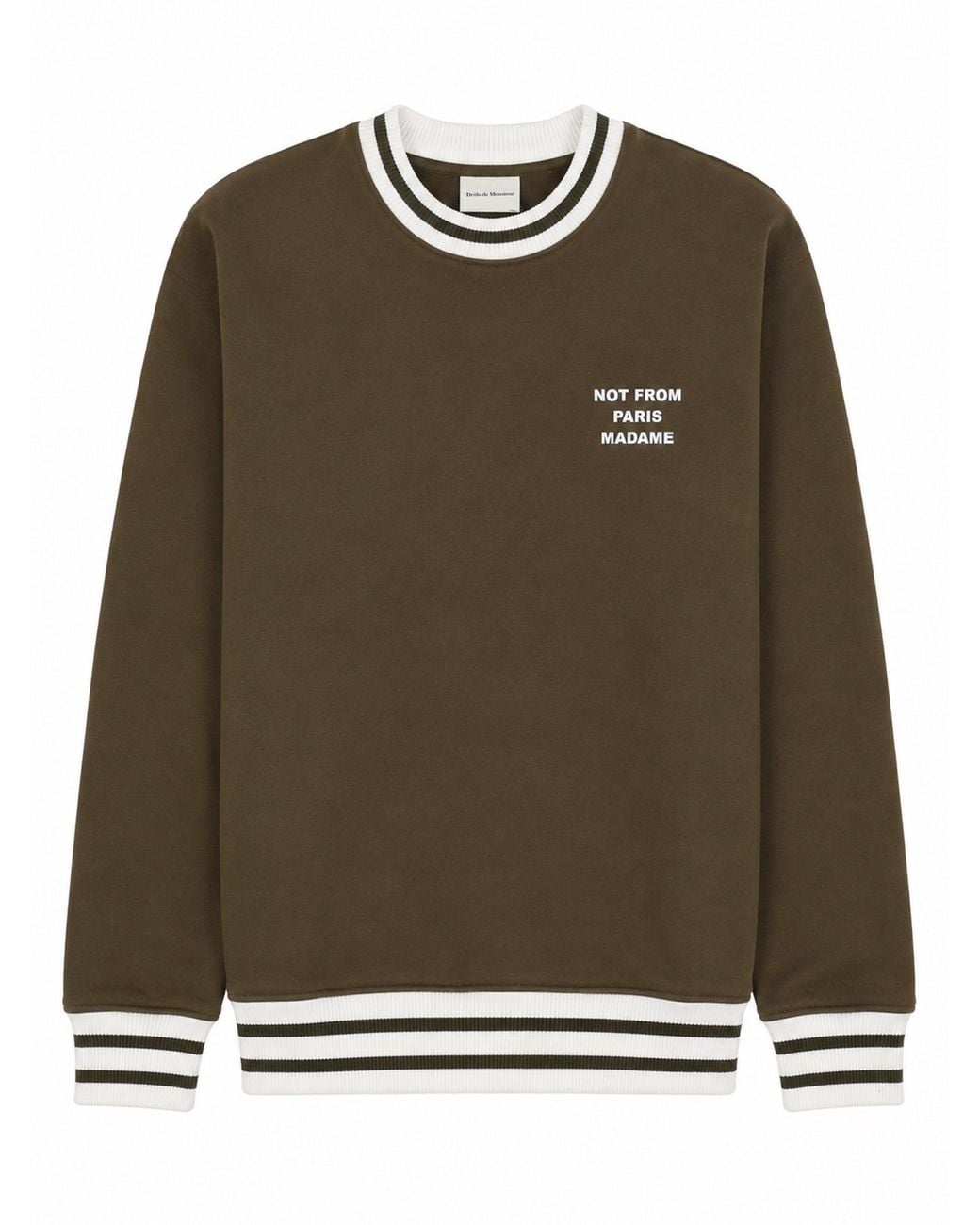 Drole de Monsieur Brown Felpa "Slogan" for men