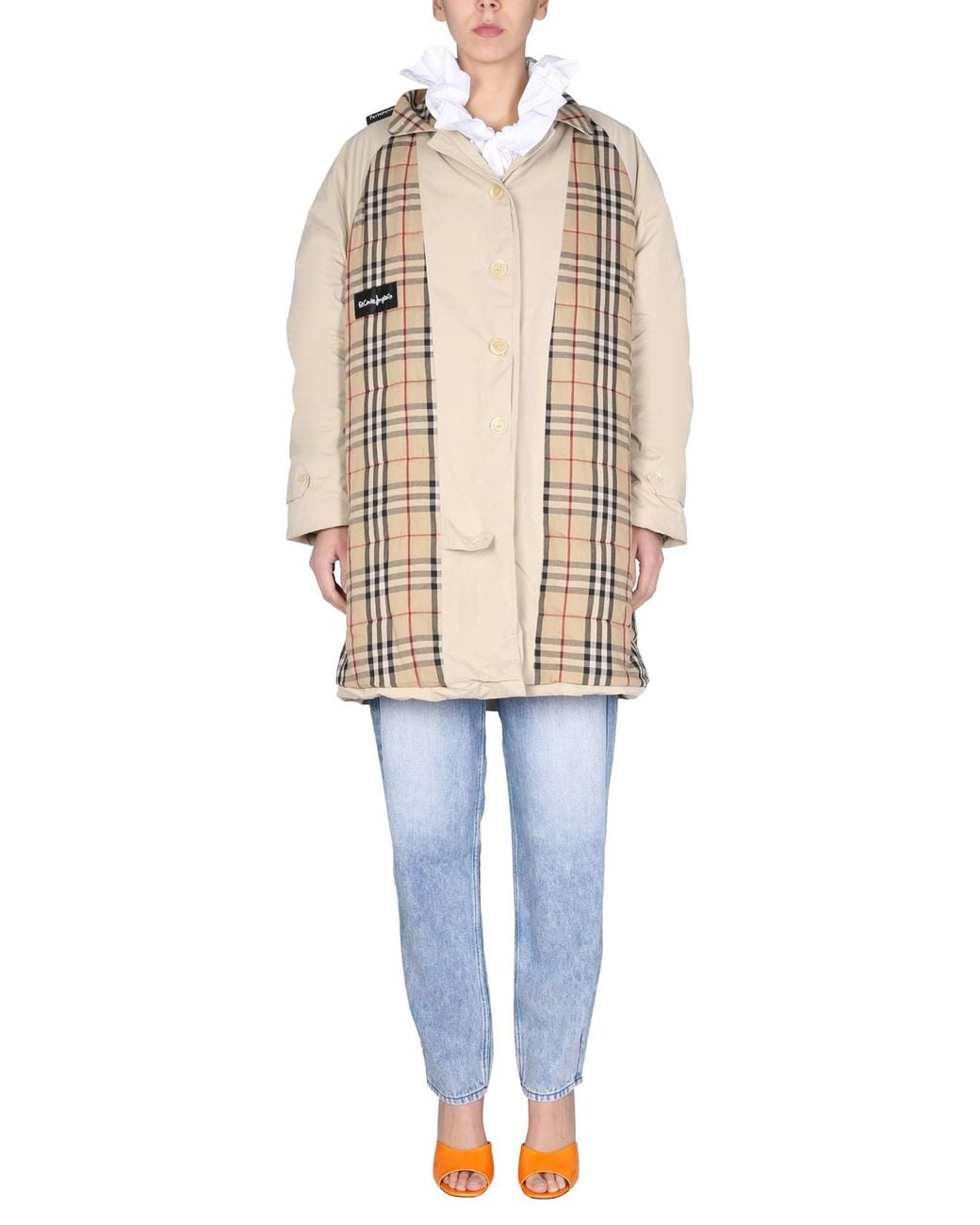 1/OFF Natural Trench Remade Burberry Reversible
