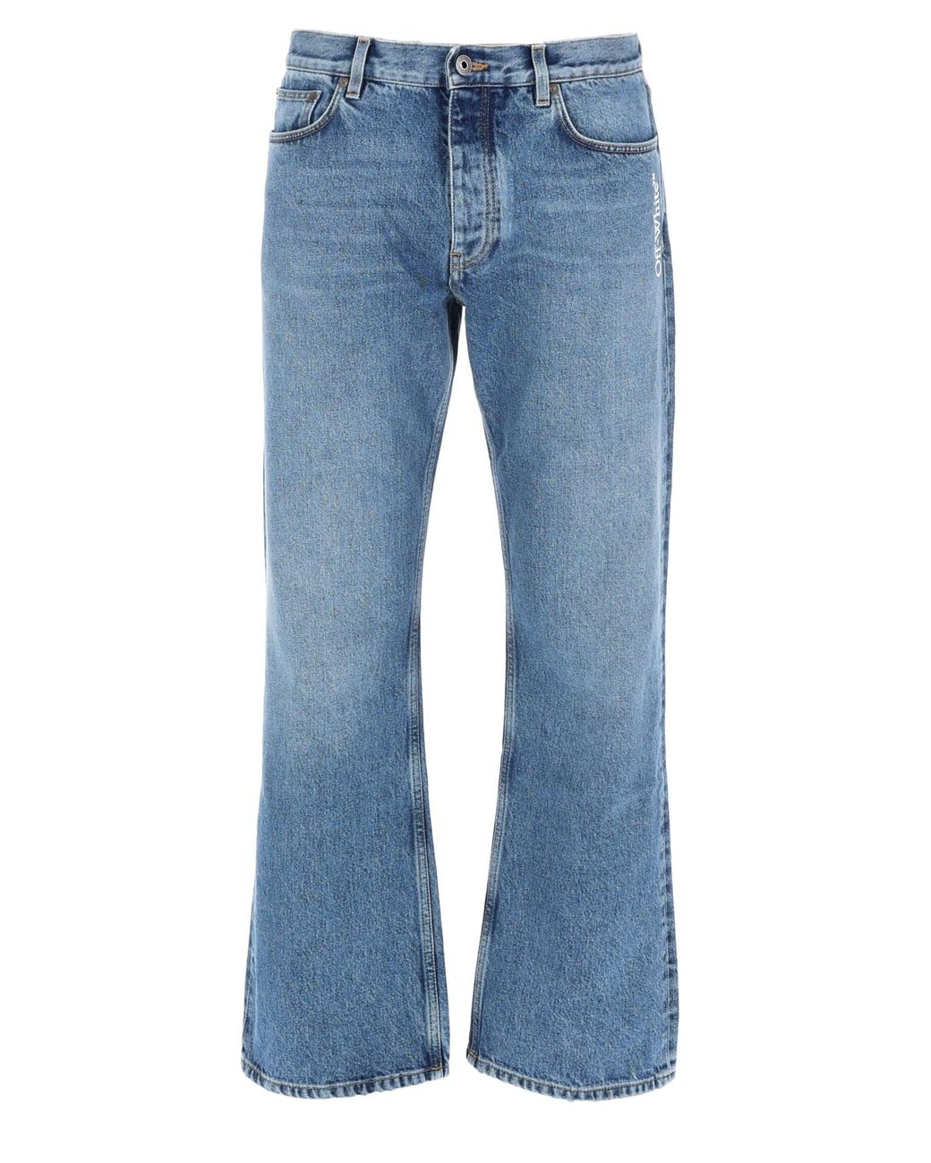 Off-White c/o Virgil Abloh Blue Jeans "Half Arrow" for men