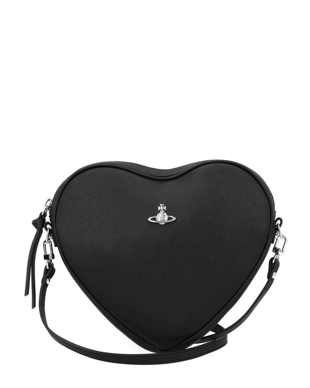 Vivienne Westwood Black Borsa "Alexa Heart"