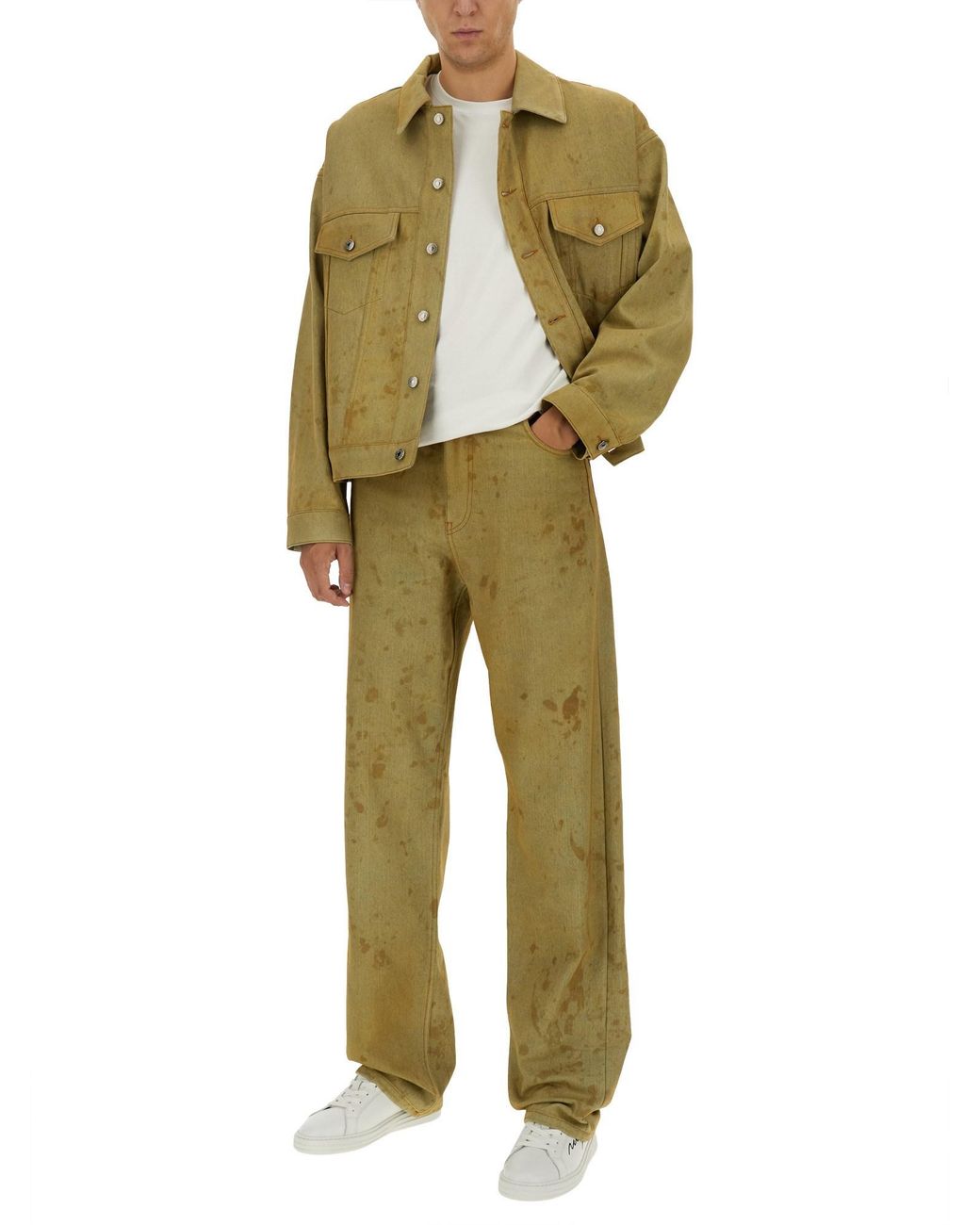 Pantalone di MSGM in Green da Uomo