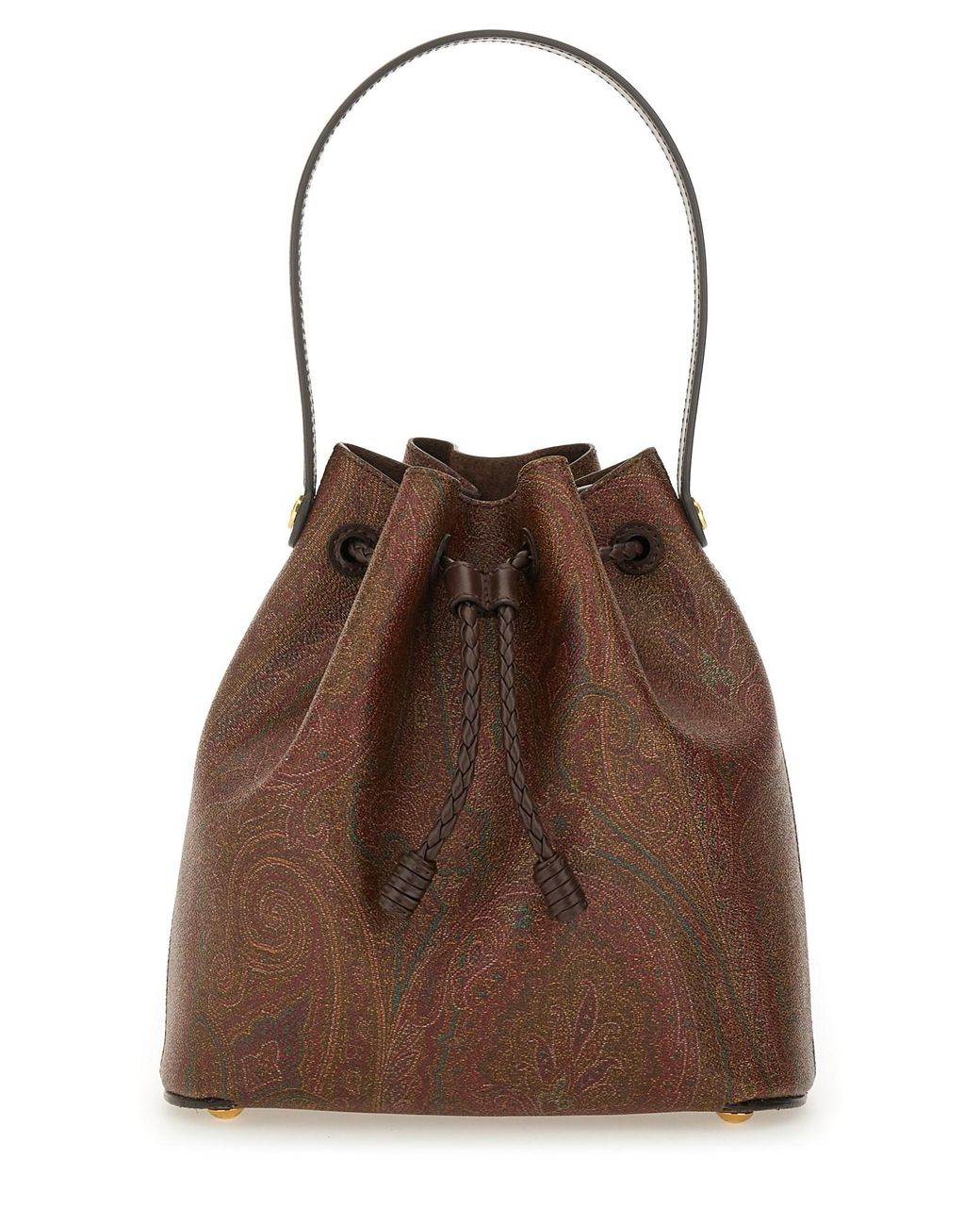 Etro Brown Bucket Bag "Arnica" Small