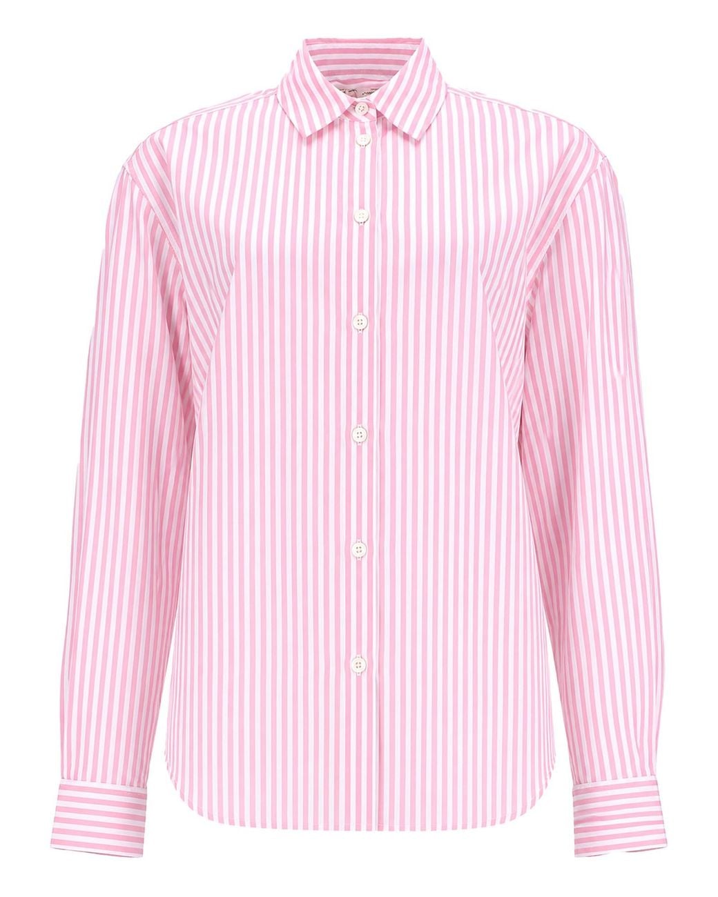 Mc2 Saint Barth Pink Camicia A Righe