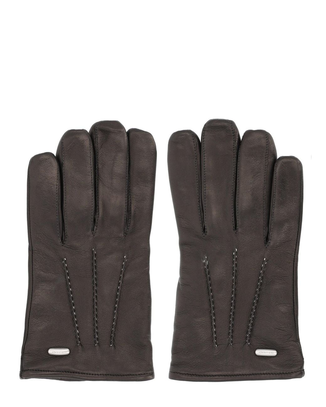 Our Legacy Black Our Legacy Leather Gloves for men