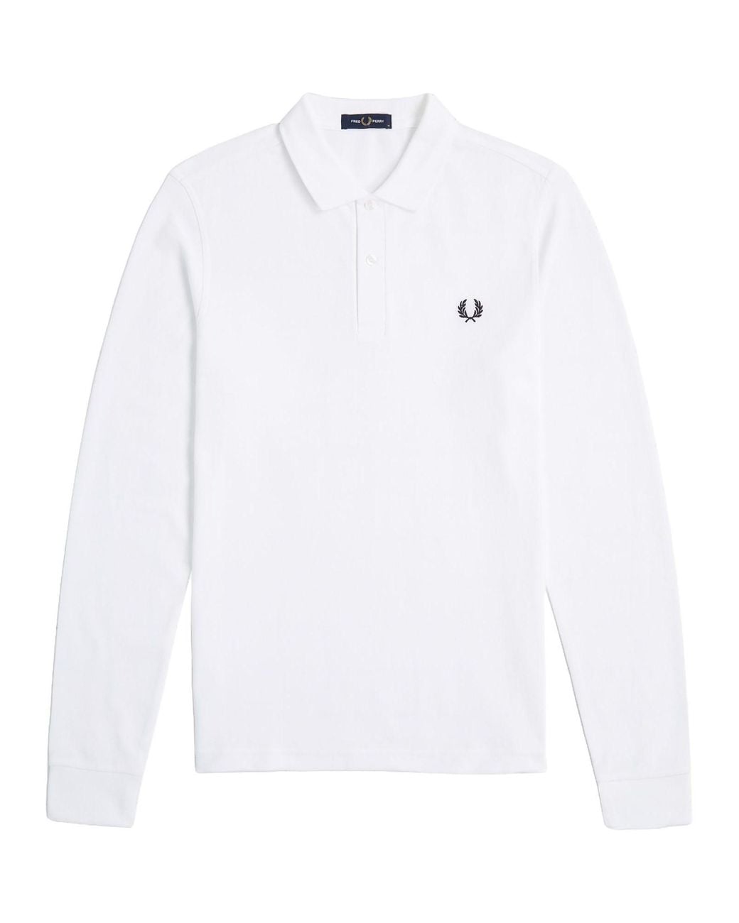 Fred Perry White Polo Con Logo for men