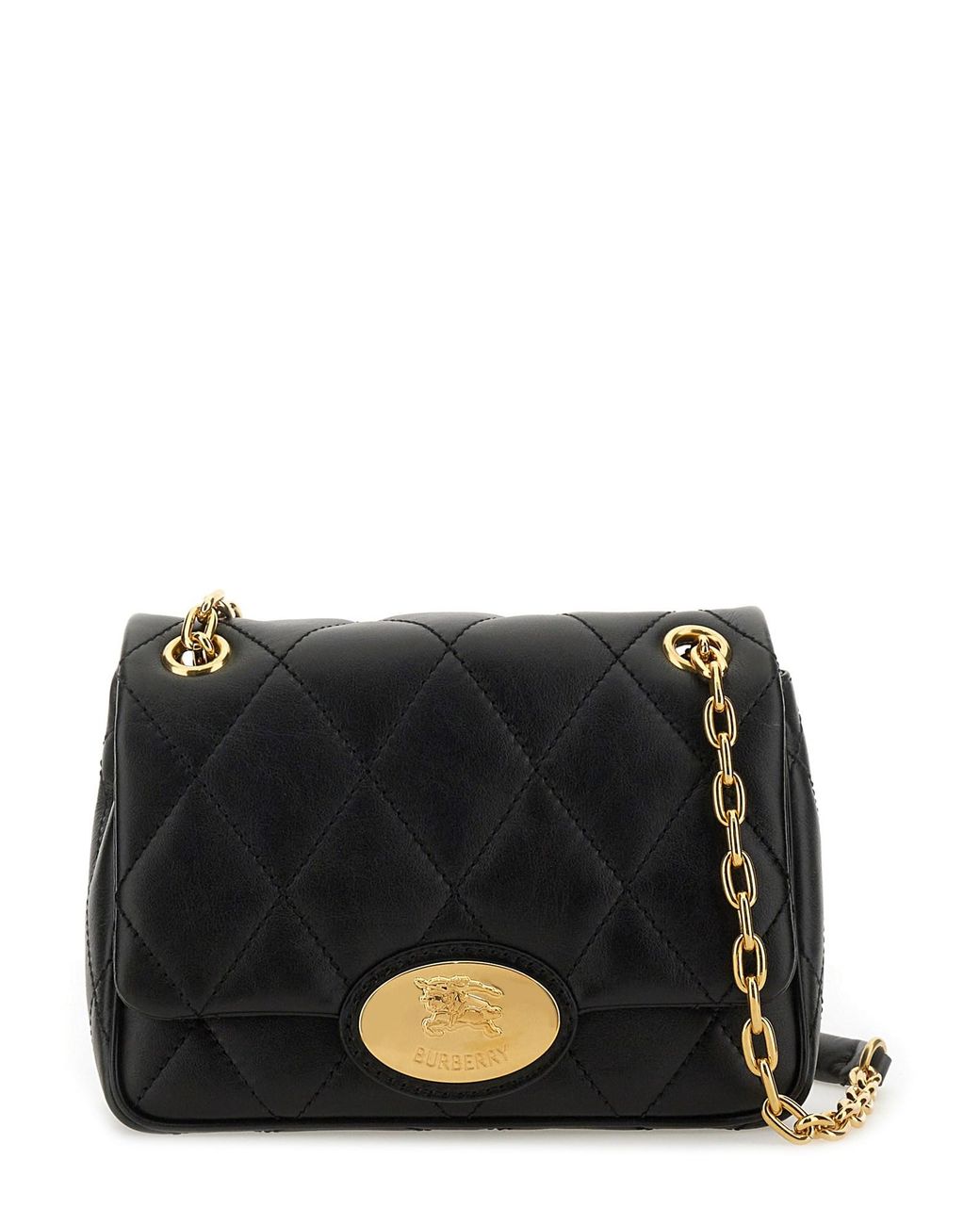 Burberry Black Strand Small Quilted Bag