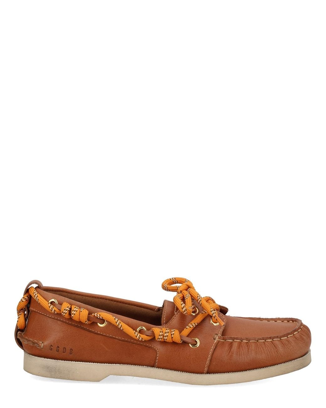 Golden Goose Deluxe Brand Brown Leather Boat Shoe