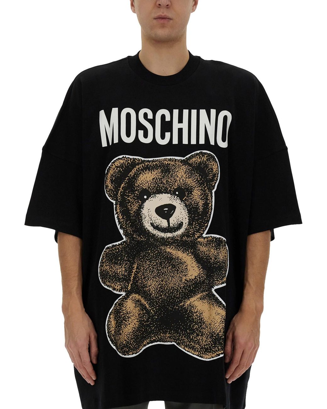 Moschino Black Teddy Bear T-Shirt for men