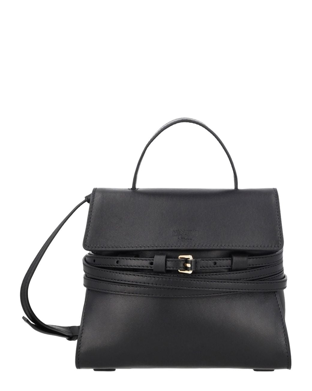 Moschino Black Borsa "Tie Me" Small