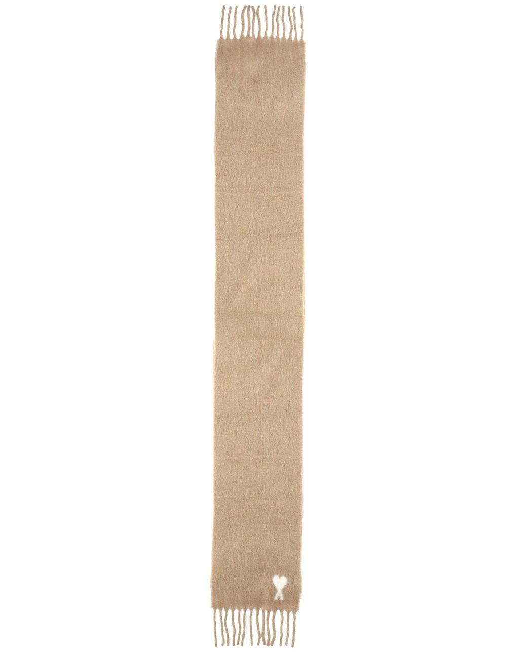 Ami Paris Sciarpa Con Logo in White | Lyst UK