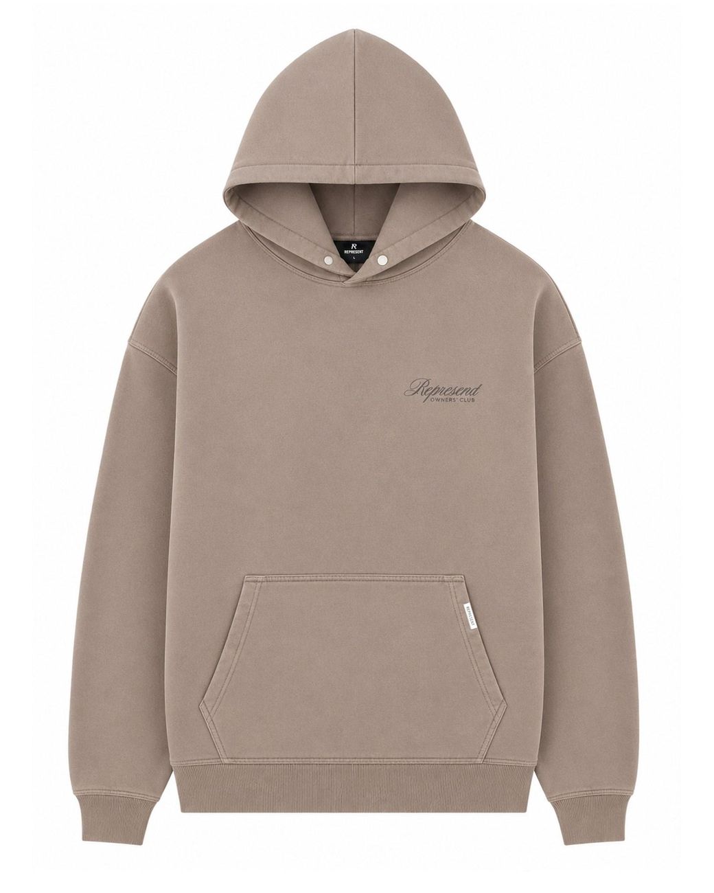 Represent Gray Felpa Con Logo for men