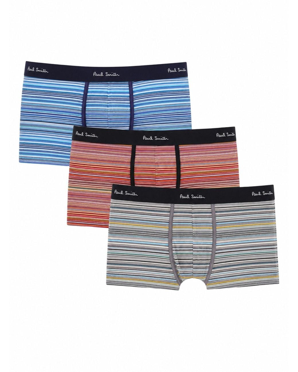 Paul Smith White 3-Pack Boxer Con Logo for men