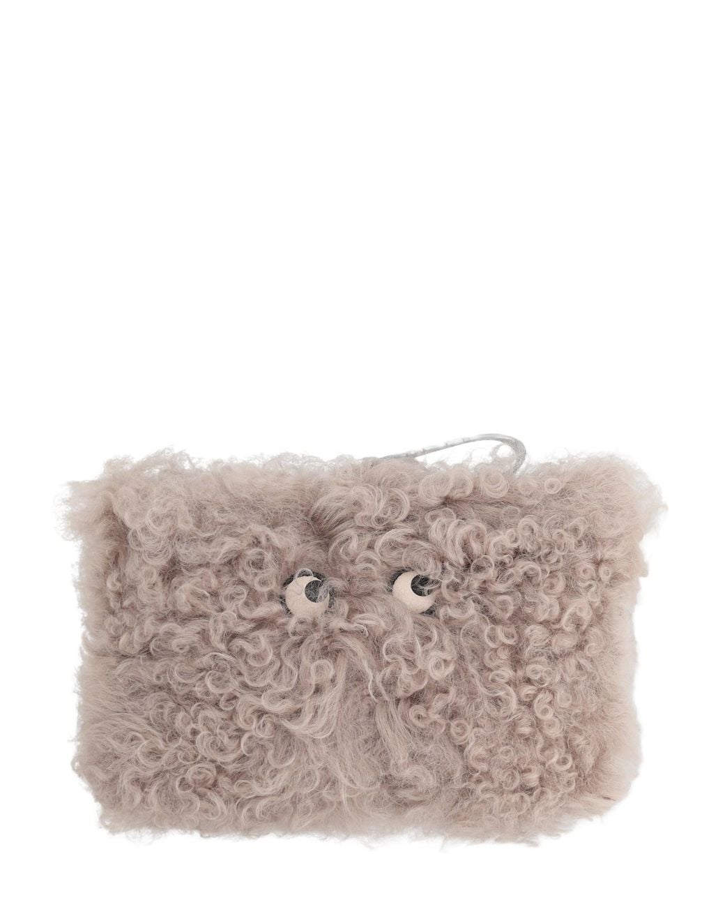 Anya Hindmarch Gray Clutch "Eyes"