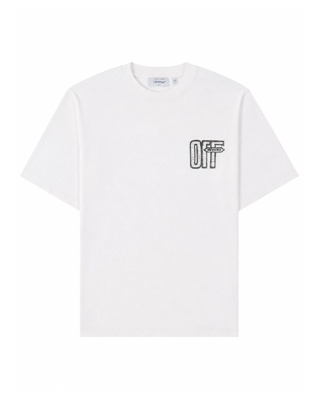 Off-White c/o Virgil Abloh White T-Shirt Con Logo for men