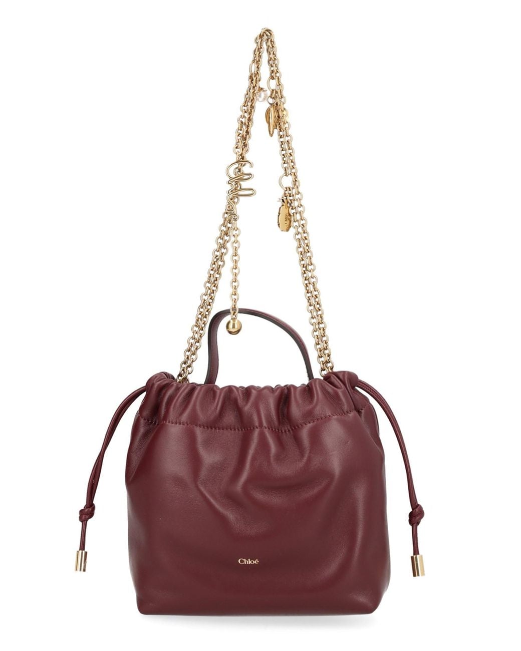 Chloé Purple Borsa Icons" Con Catena