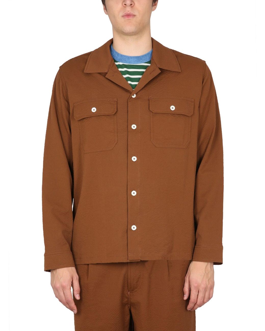 Camicia di Howlin' By Morrison in Brown da Uomo