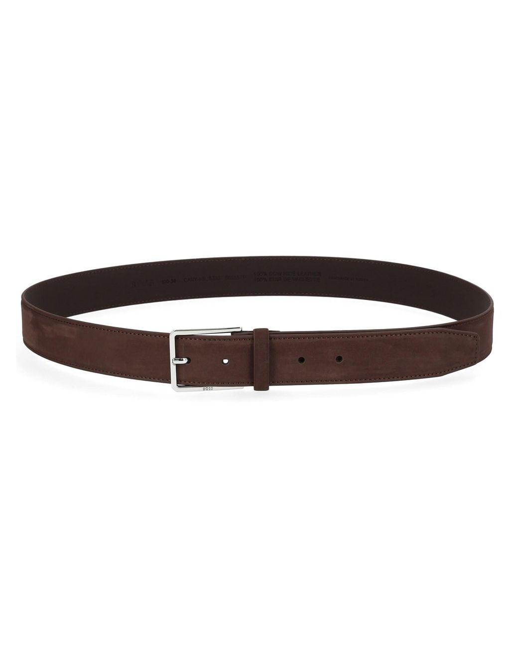 Boss Brown Leather Belt for men