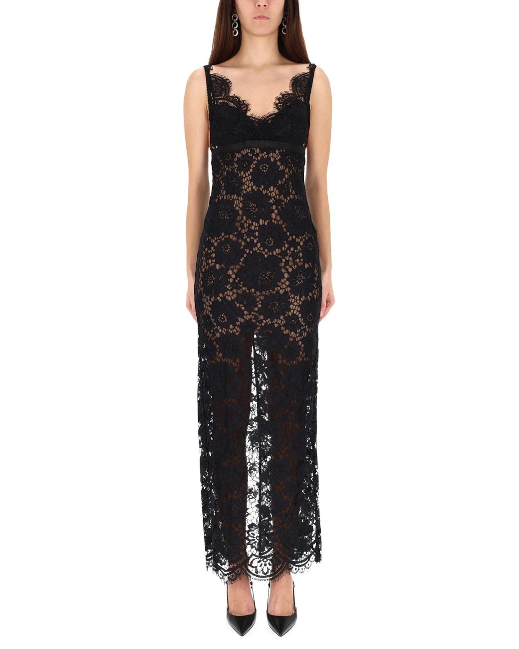 Self-Portrait Black Embellished-Pocket Mini Dress