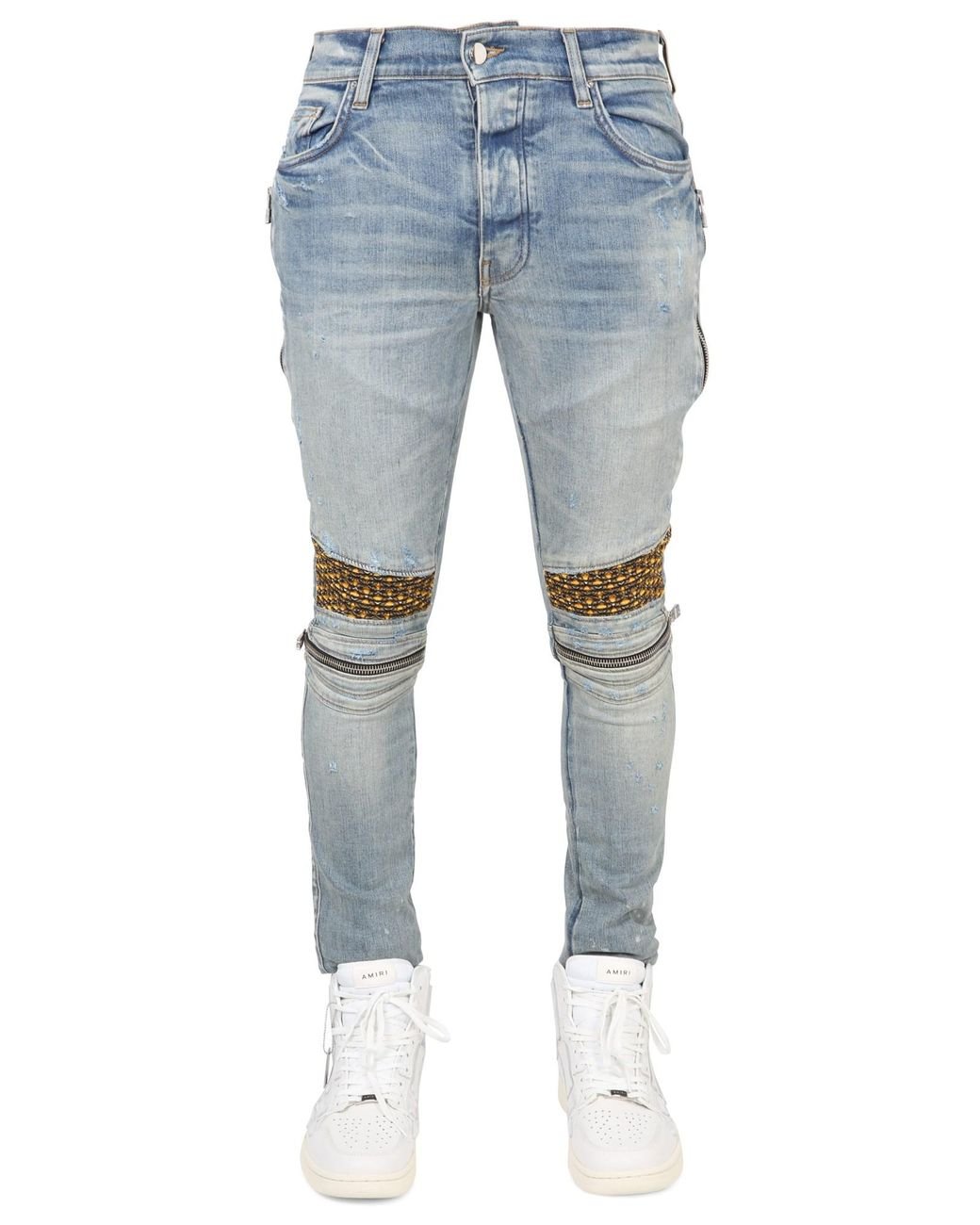 Amiri Jeans Con Zip in Blue for Men | Lyst