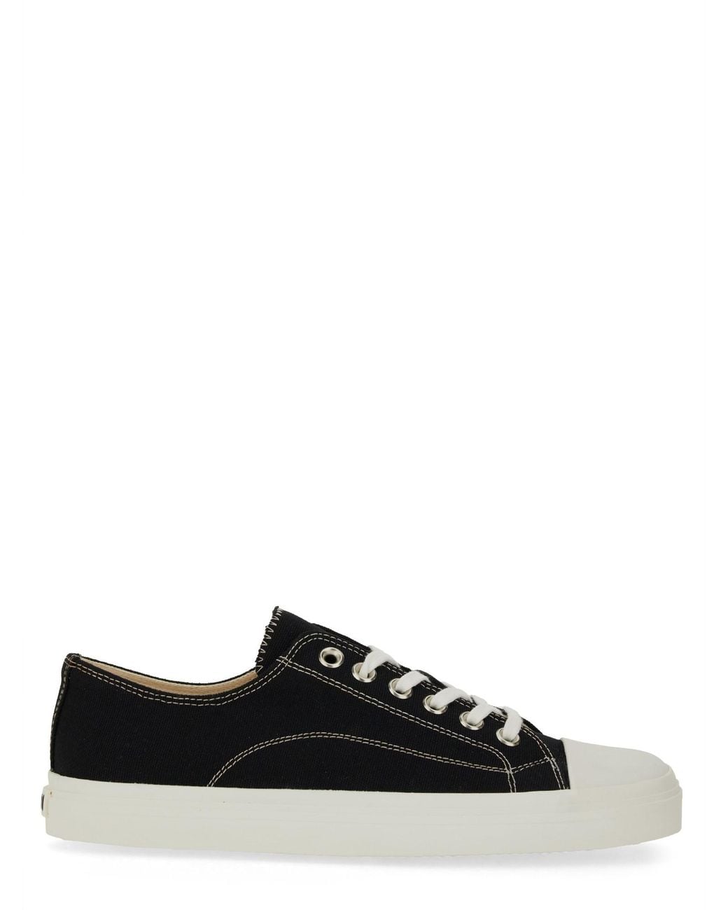 Moschino Black Low-Top Sneakers With Contrasting Accents for men