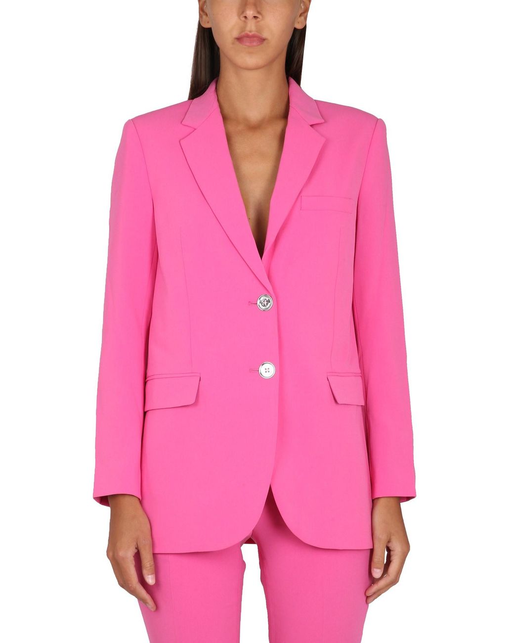 MICHAEL Michael Kors Pink Single-Breasted Blazer Jacket