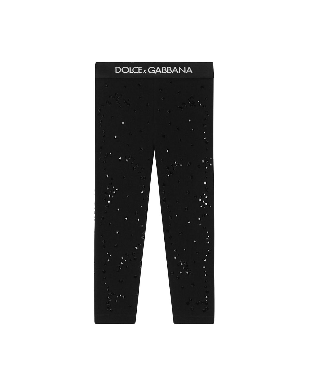 Dolce & Gabbana Black Girls' Stylish Cotton Leggings