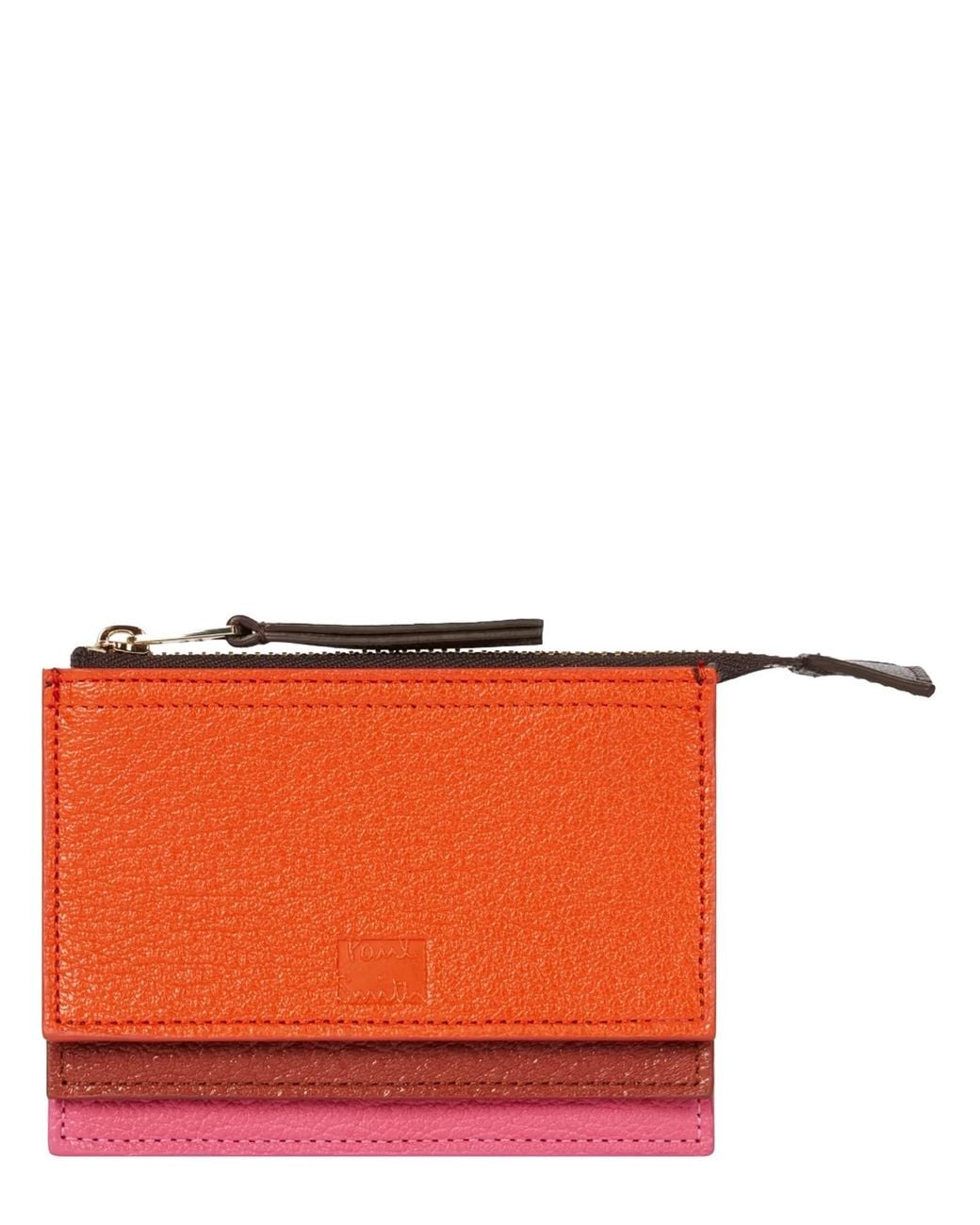 Paul Smith Orange Leather Wallet for men