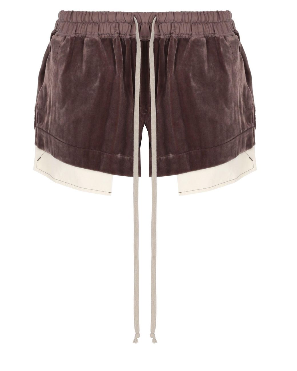 Rick Owens Brown Shorts "Fog Boxer"
