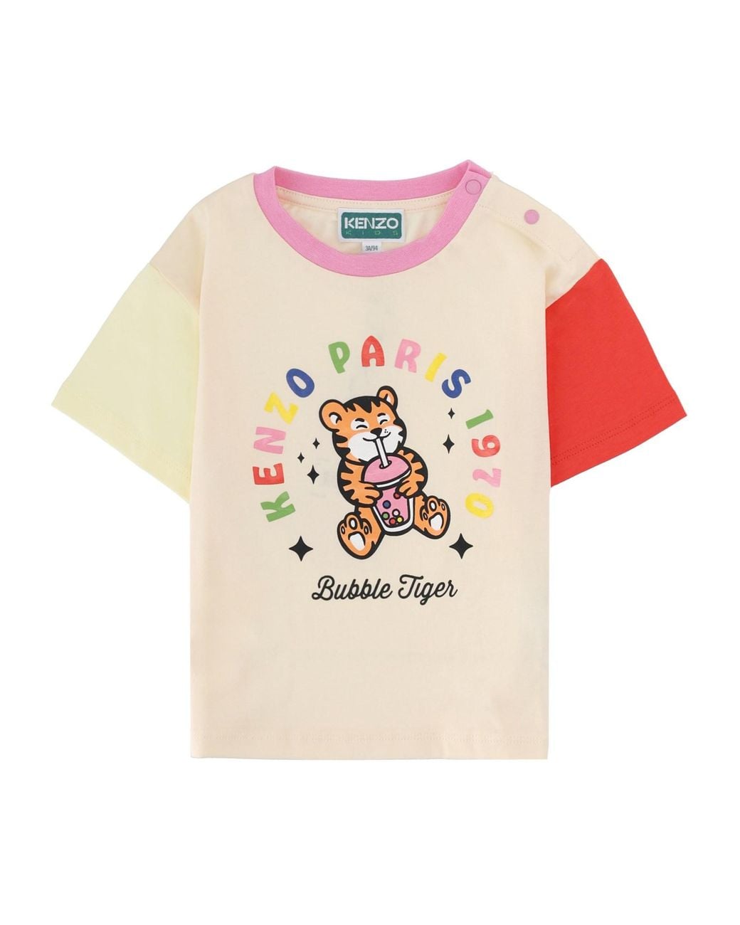 KENZO Pink Mini Cotton Tee Shirt